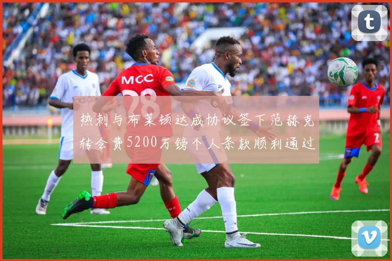 热刺与布莱顿达成协议签下范赫克转会费5200万镑个人条款顺利通过